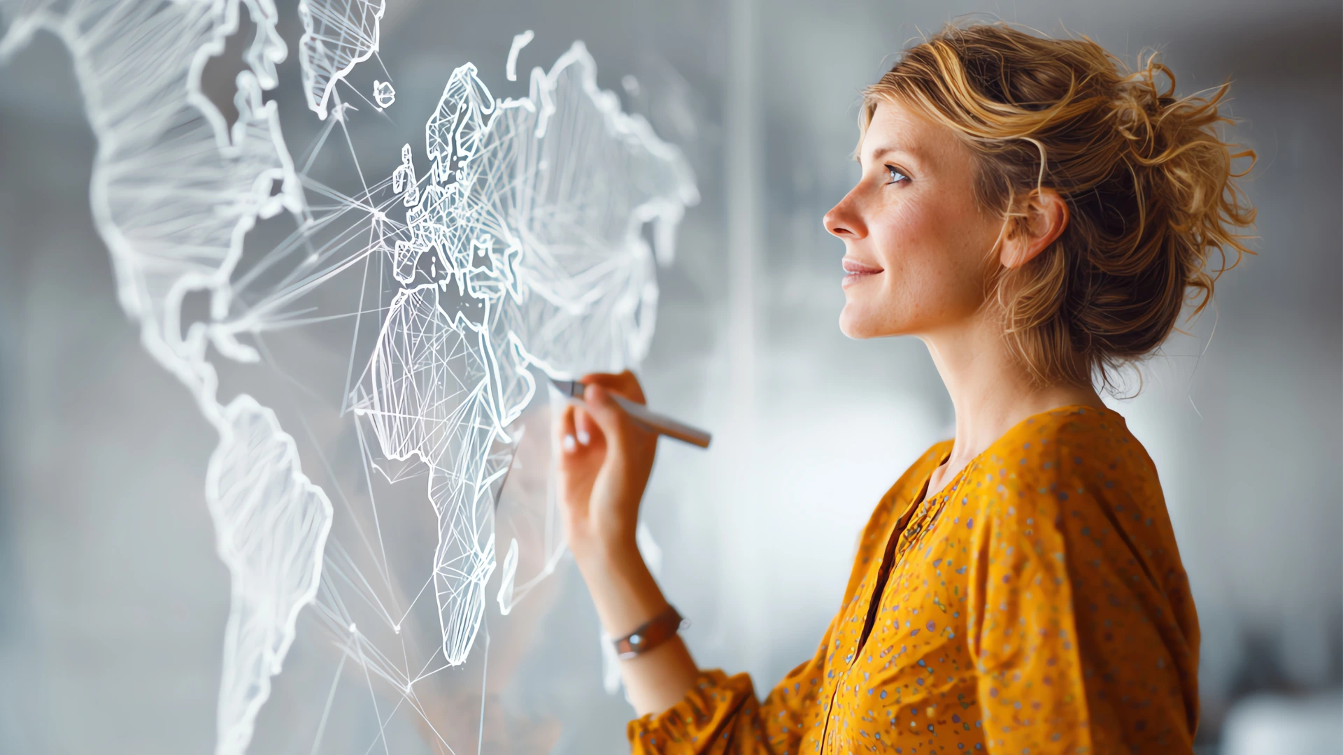 Paris Saint-Germain players celebrating their UEFA Champions League 2025 victory on stage with the trophy, surrounded by gold confetti and a winners banner displaying prominent sports branding. The team, in official kits, showcases excitement and unity as they pose with the trophy, highlighting the impact of sports branding in international football events.