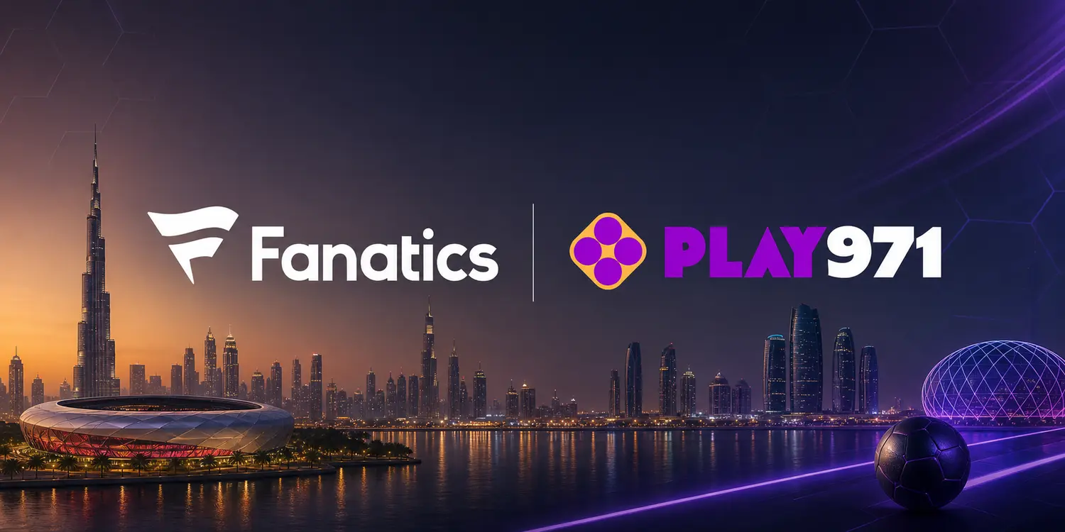Fanatics and Play971 partnership logo header for a UAE online gambling and iGaming consulting article