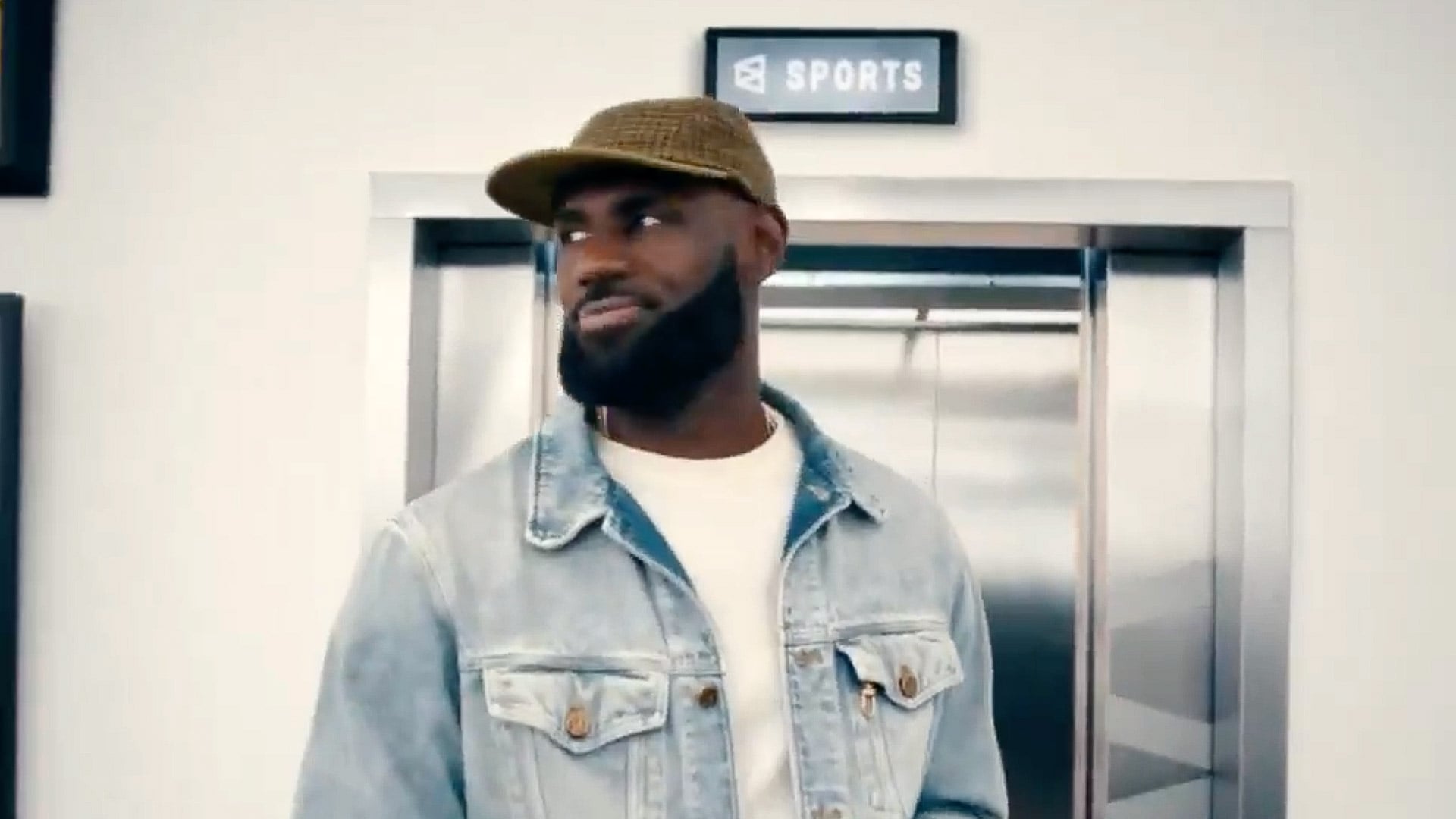 LeBron James on the sports floor in Polymarket's HQ campaign ad, a major athlete ambassador deal in iGaming