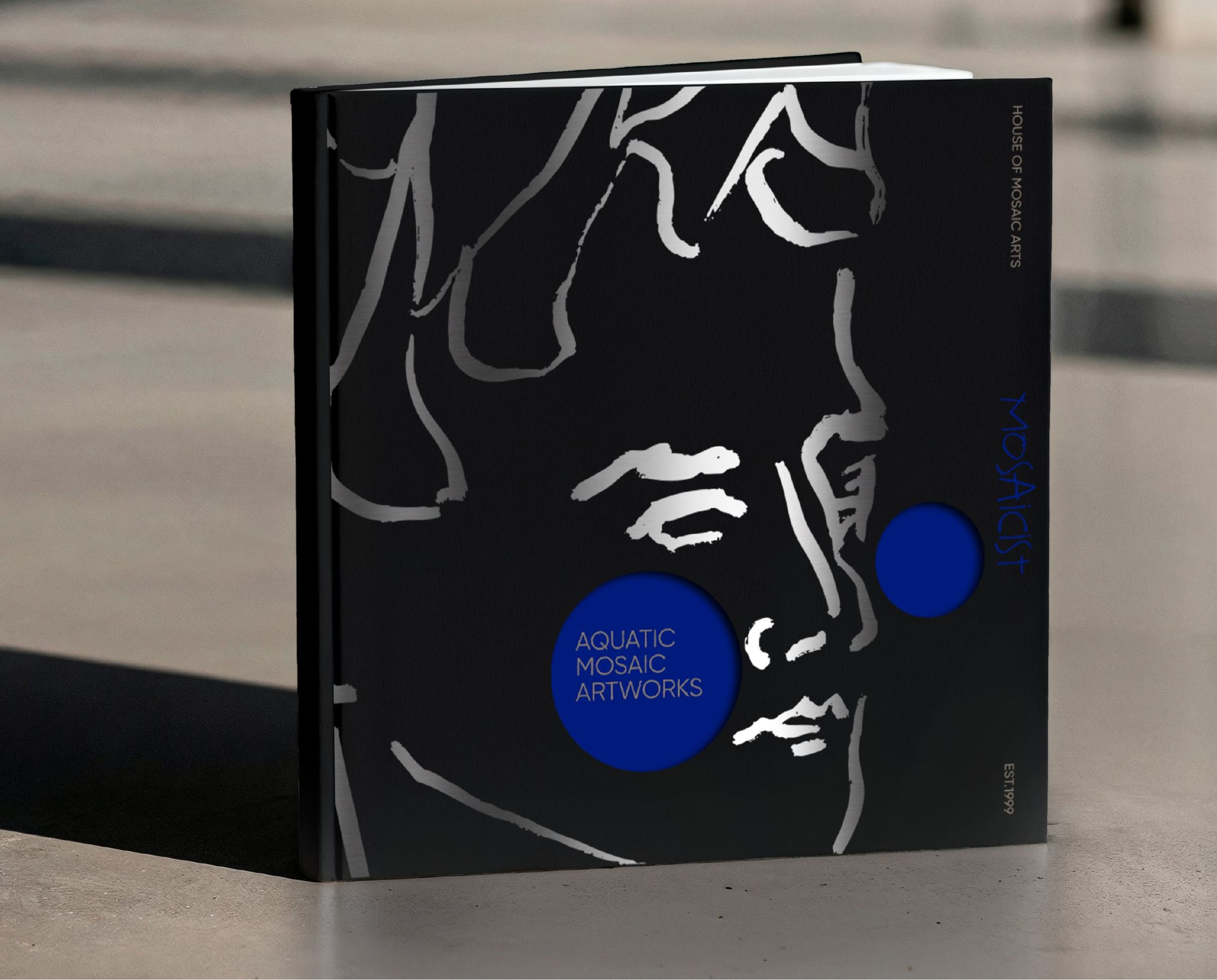 Mosaicist new identity on the catalog cover