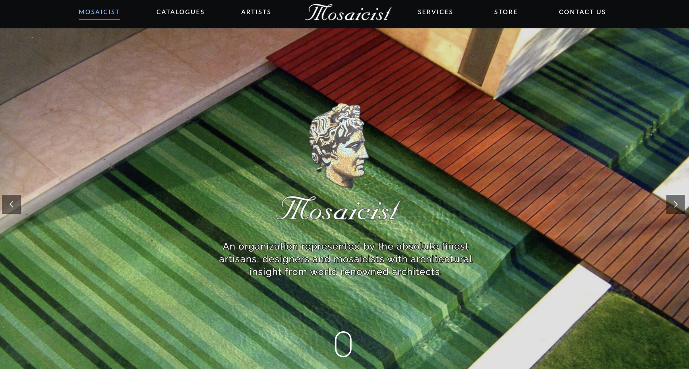 Mosaicist previous identity and website