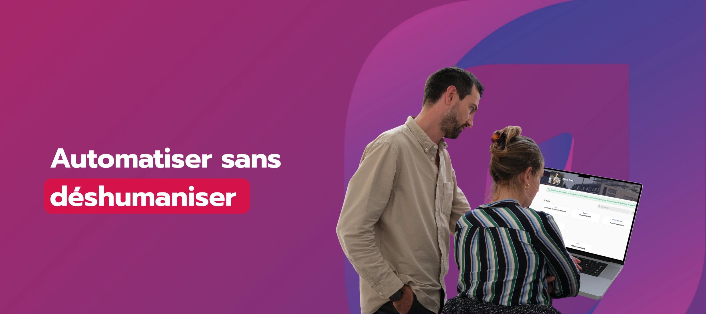 illustration de relation client IA, low code et no code
