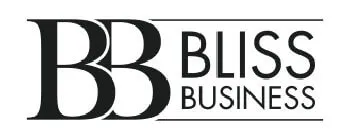 Bliss Business logo with stylized BB initials in black and white