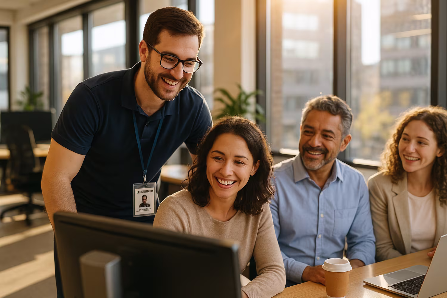 Small business tech support collaboration
