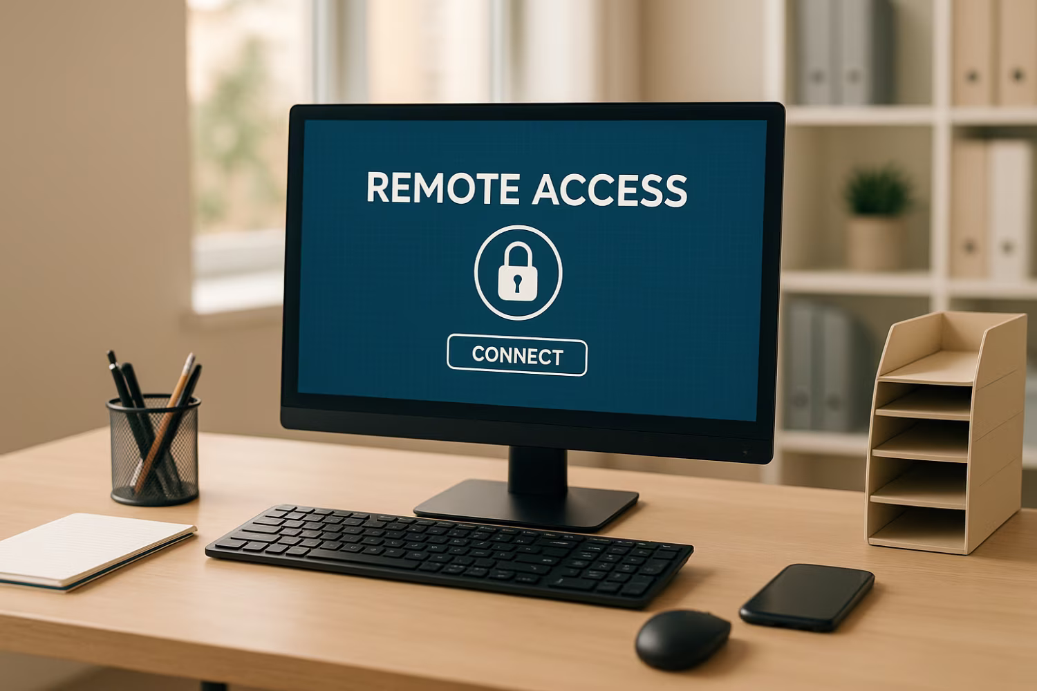 Secure remote access workspace