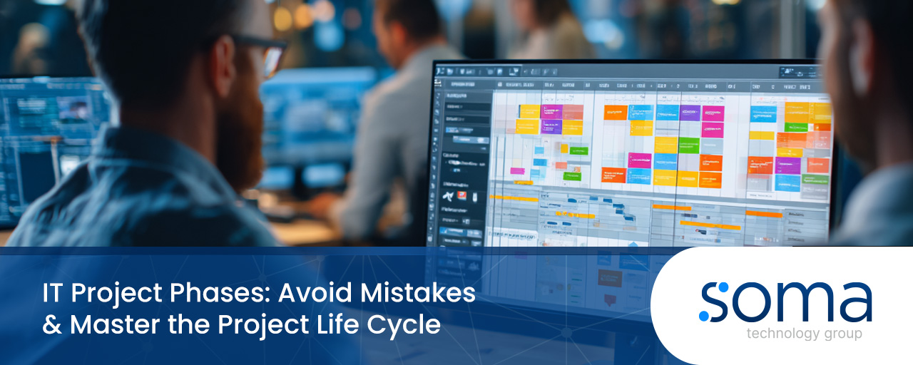 IT security agent working on his powerhouse software.