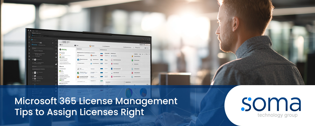 IT security agent working on his powerhouse software.