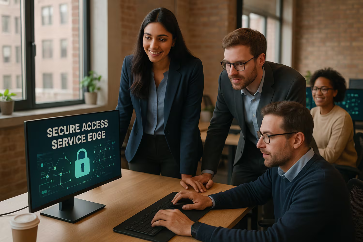 IT professionals implementing secure access service edge