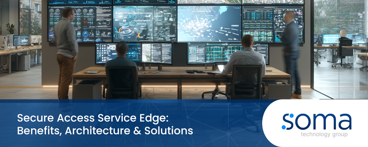 IT security agent working on his powerhouse software.