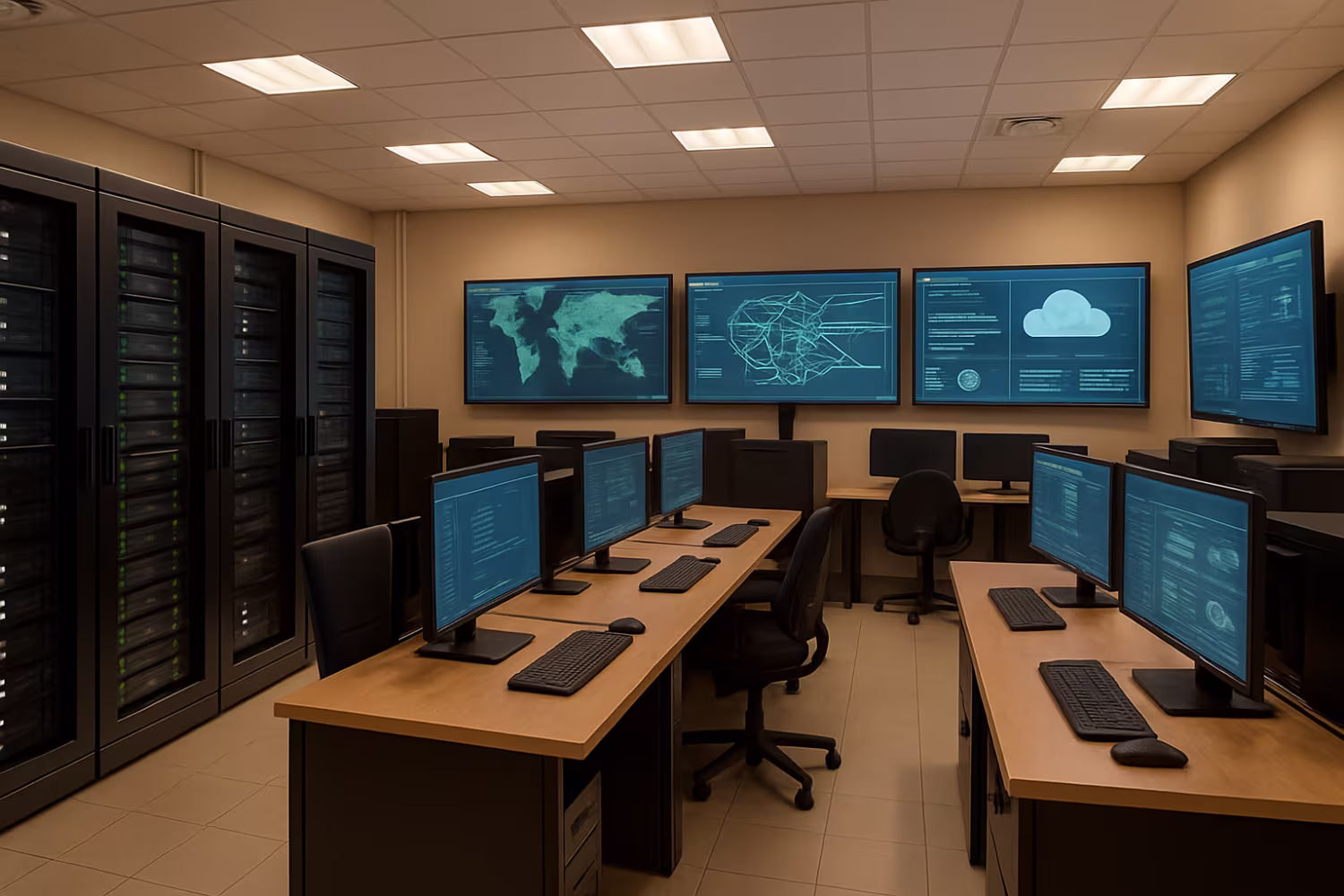 Modern IT Infrastructure Optimization Room
