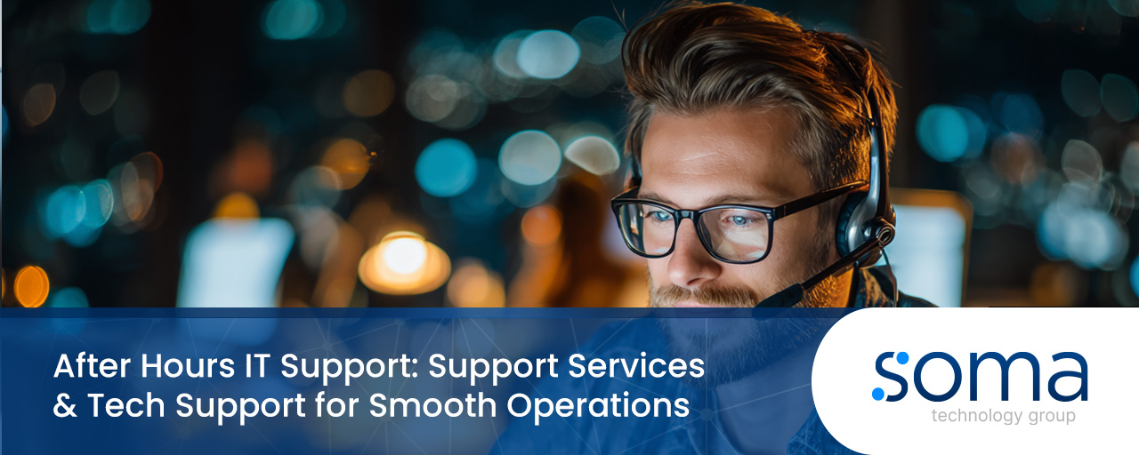 IT security agent working on his powerhouse software.