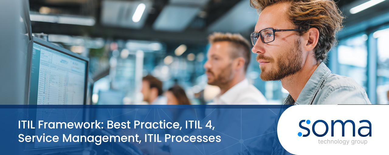 IT security agent working on his powerhouse software.