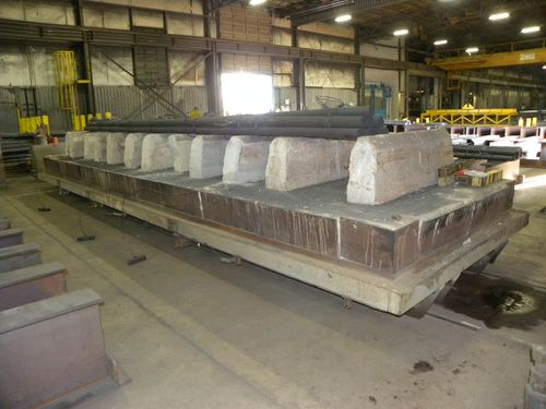 Sauder Car Bottom (Auto Tilt-Up) - Ceramic Fiber Lined Recirculating Car Bottom “Auto-Tilt” Up Furnace System