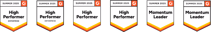 High Performer -G2 Enterprise Badge