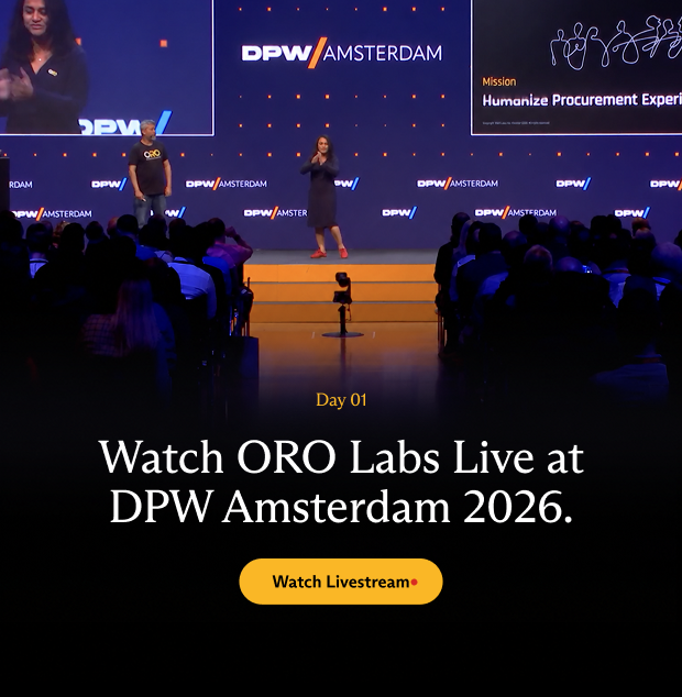 Watch ORO Labs Live at DPW Amsterdam 2026