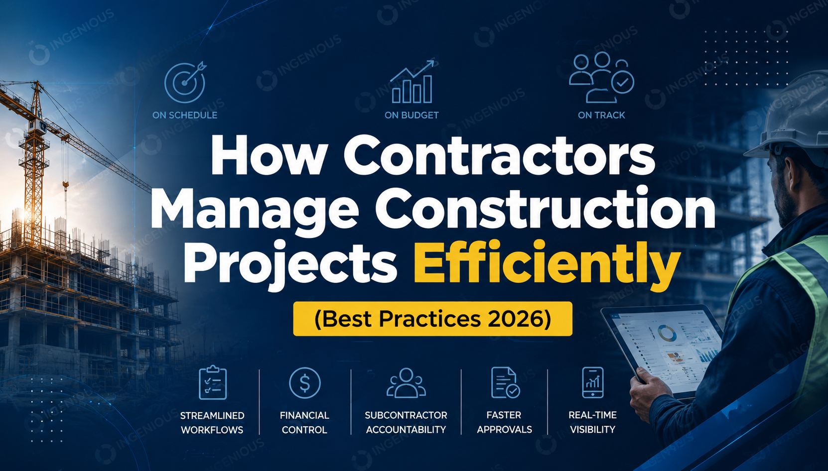 How Contractors Manage Construction Projects Efficiently: Systems, Workflows and Tools