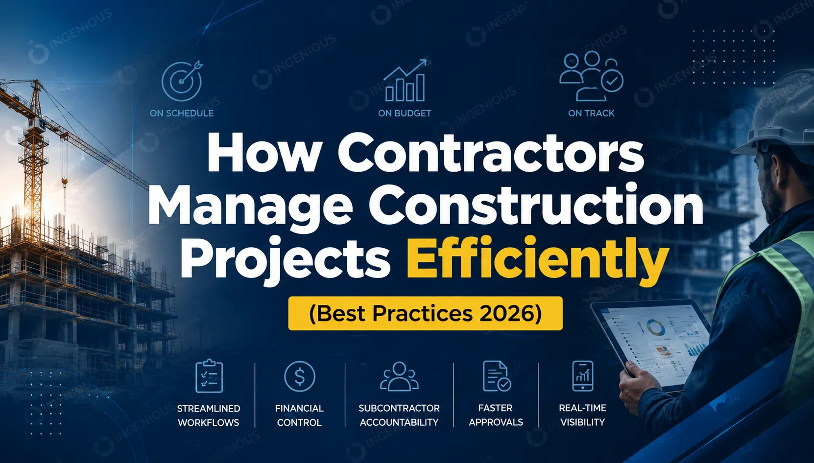 How Contractors Manage Construction Projects Efficiently: Systems, Workflows and Tools