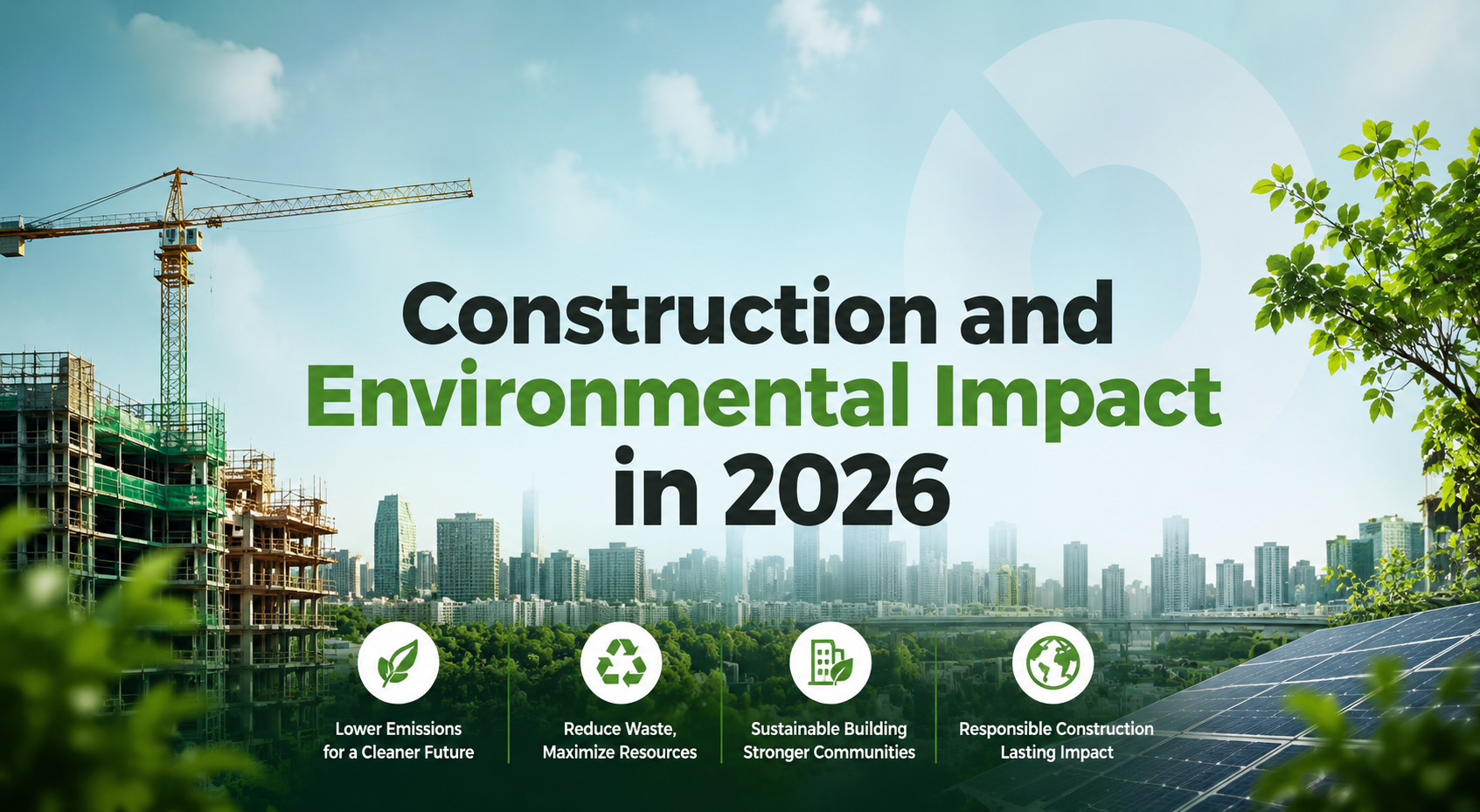 Construction and Environmental Impact: How the Industry Is Changing in 2026