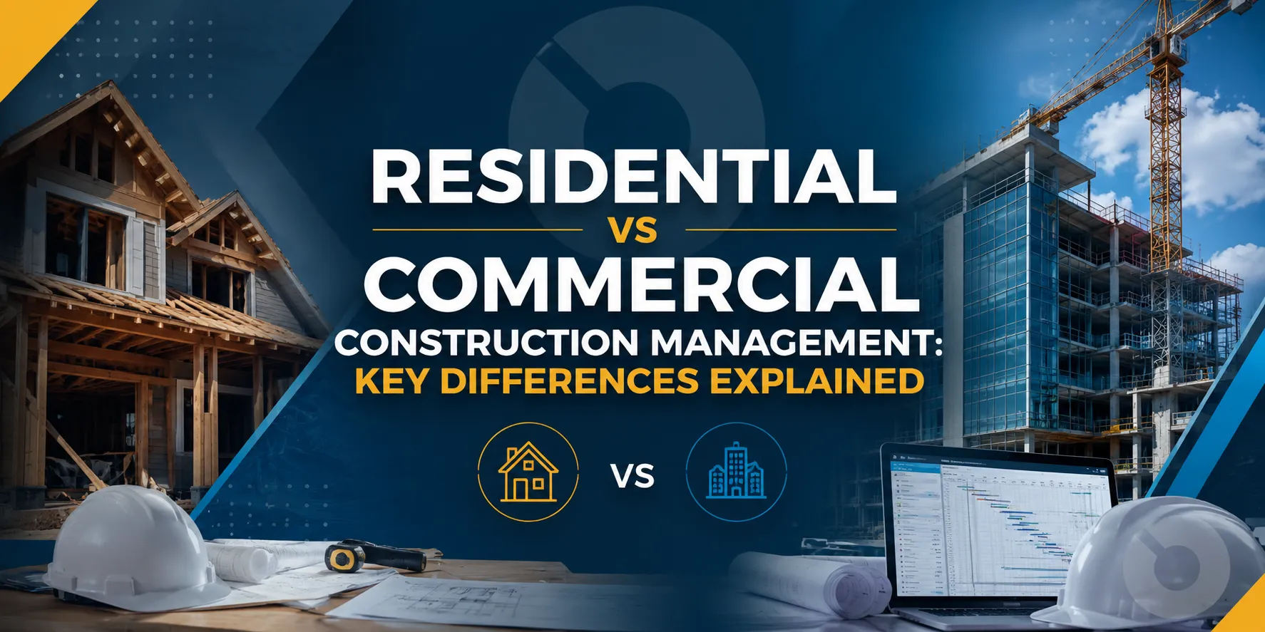 Residential vs Commercial Construction Management: Key Differences Explained