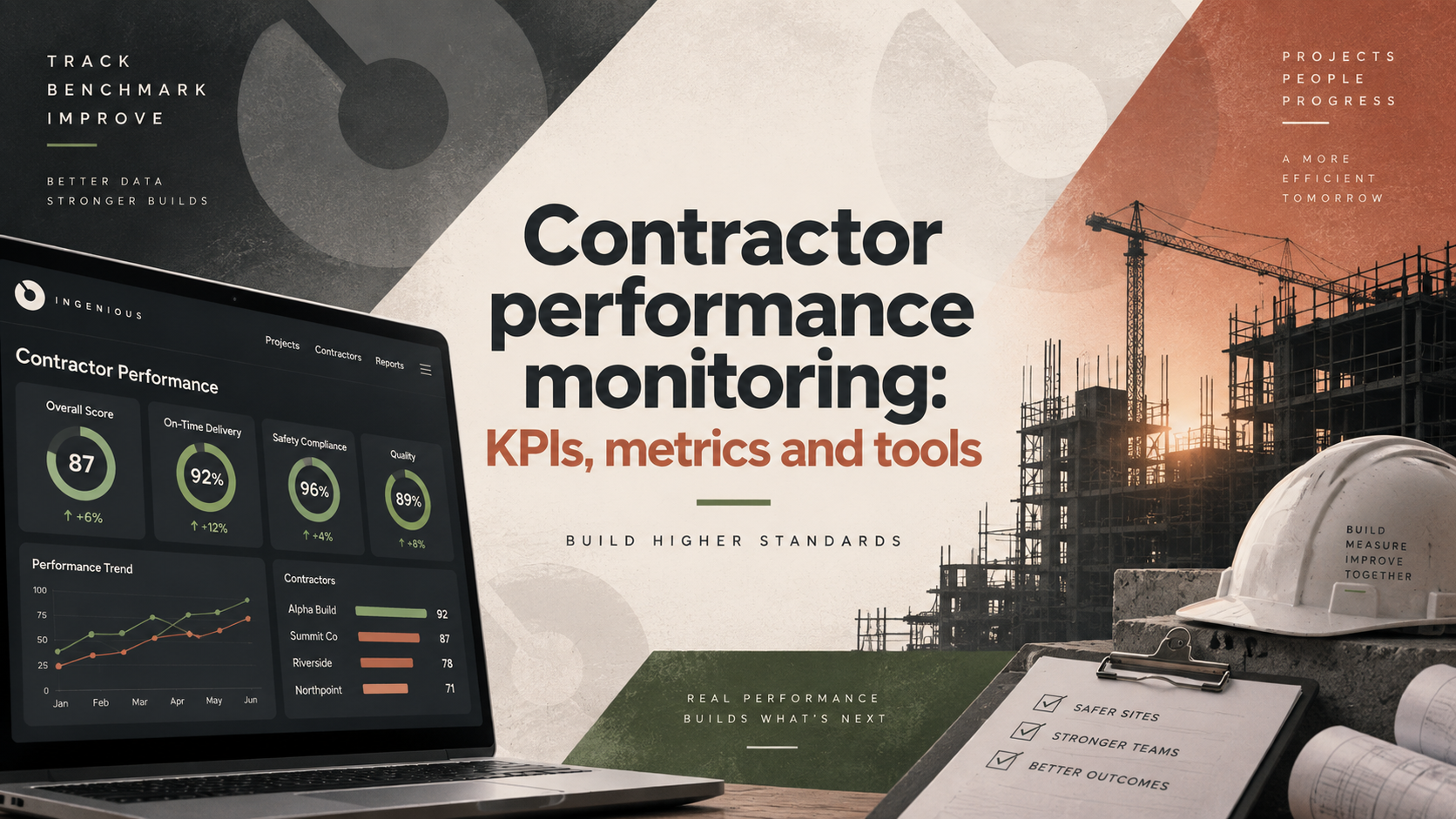 Contractor performance monitoring: KPIs, metrics and tools