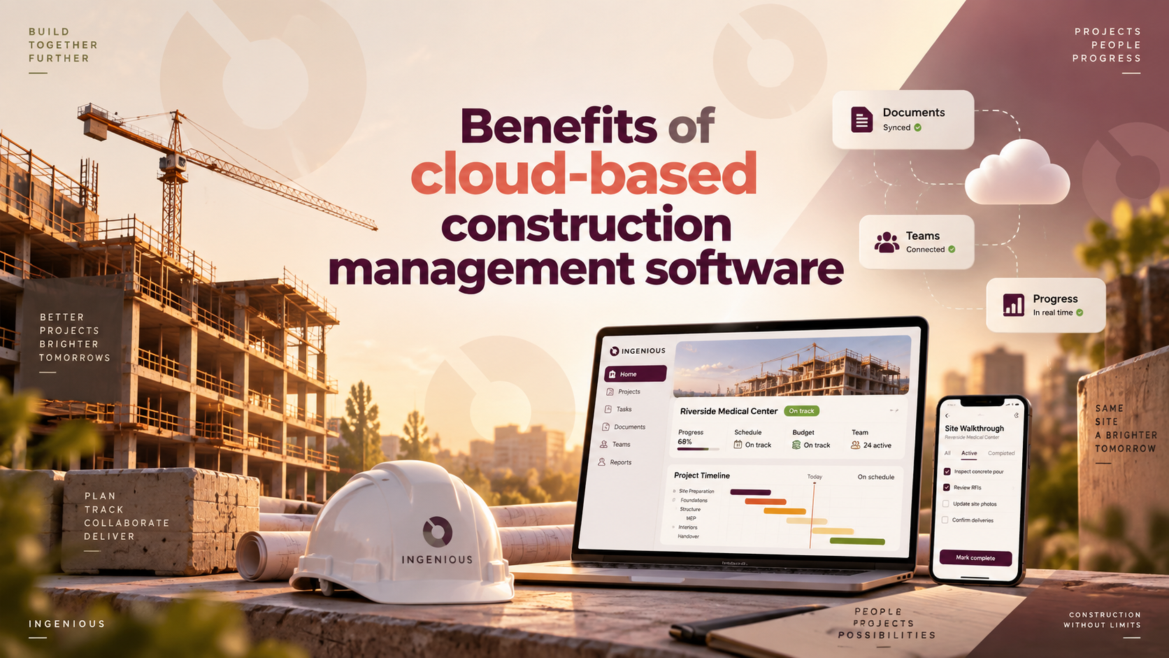 Benefits of cloud-based construction management software
