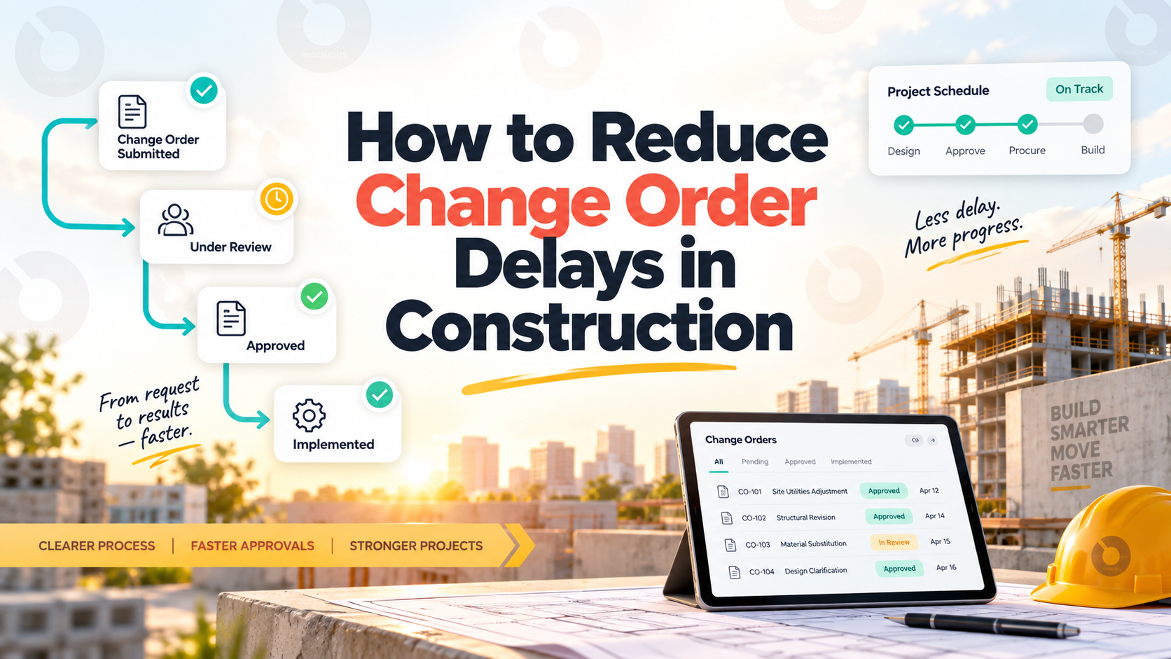 How to Reduce Change Order Delays in Construction