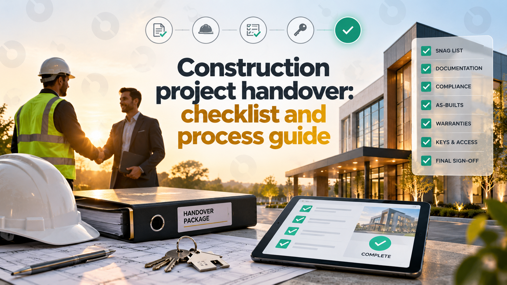 Construction project handover: checklist and process guide