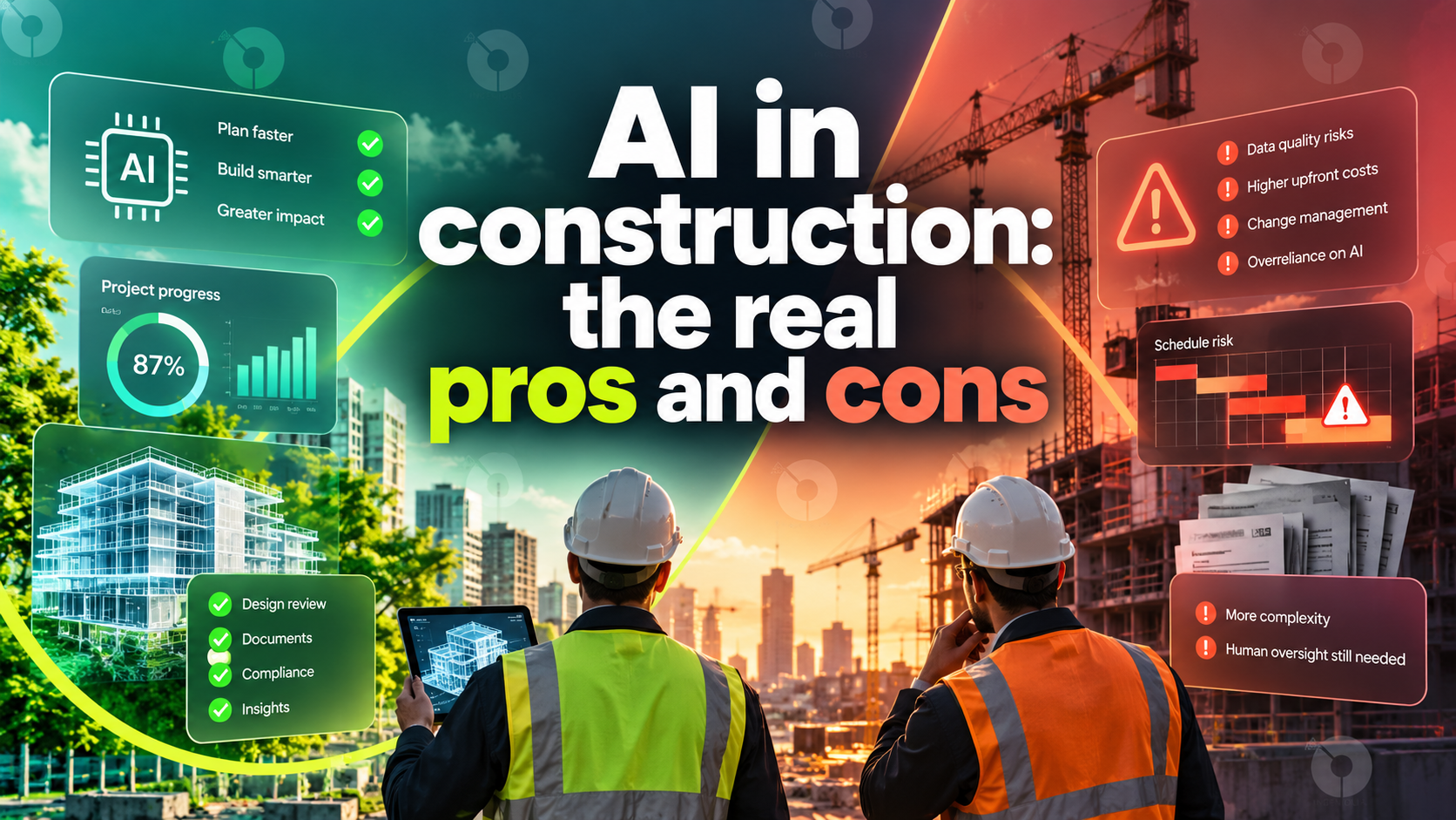 AI in construction: the real pros and cons