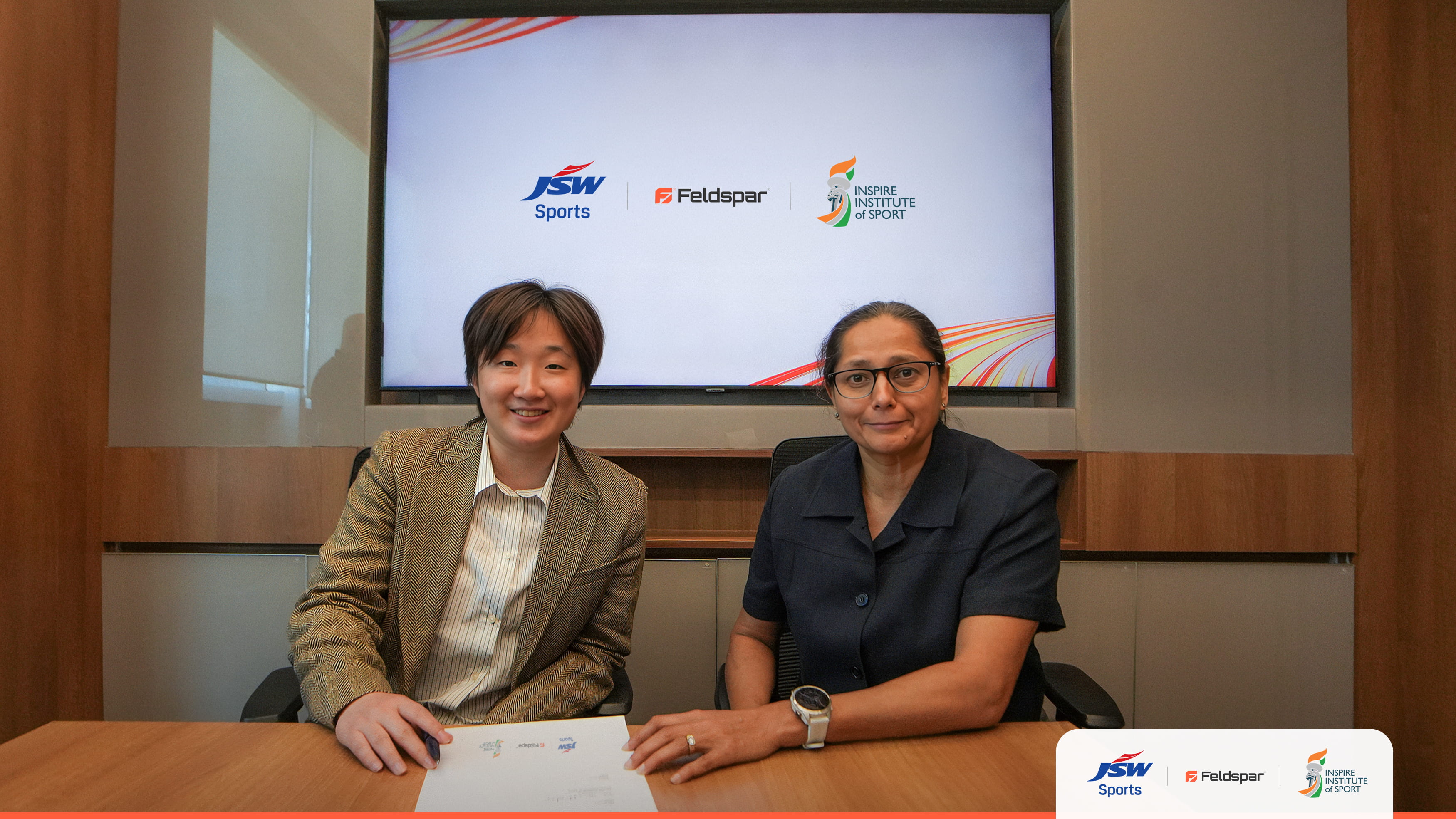 Alvina Chen, Founder, Feldspar, and Manisha Malhotra, President, Inspire Institute of Sport (Pictured: L-R)