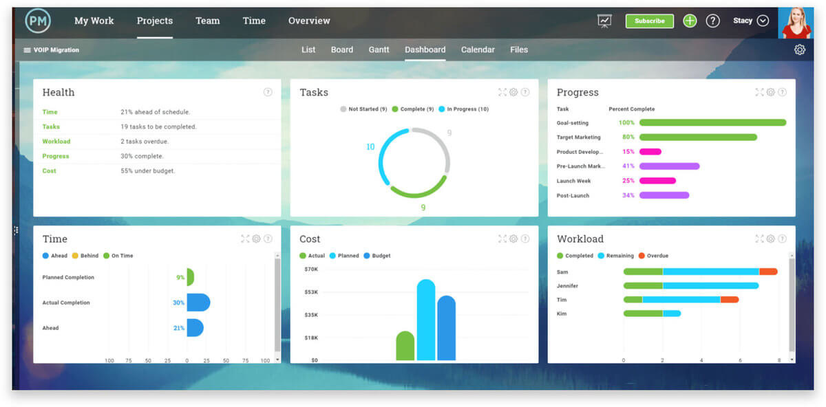 Project Management Dashboard