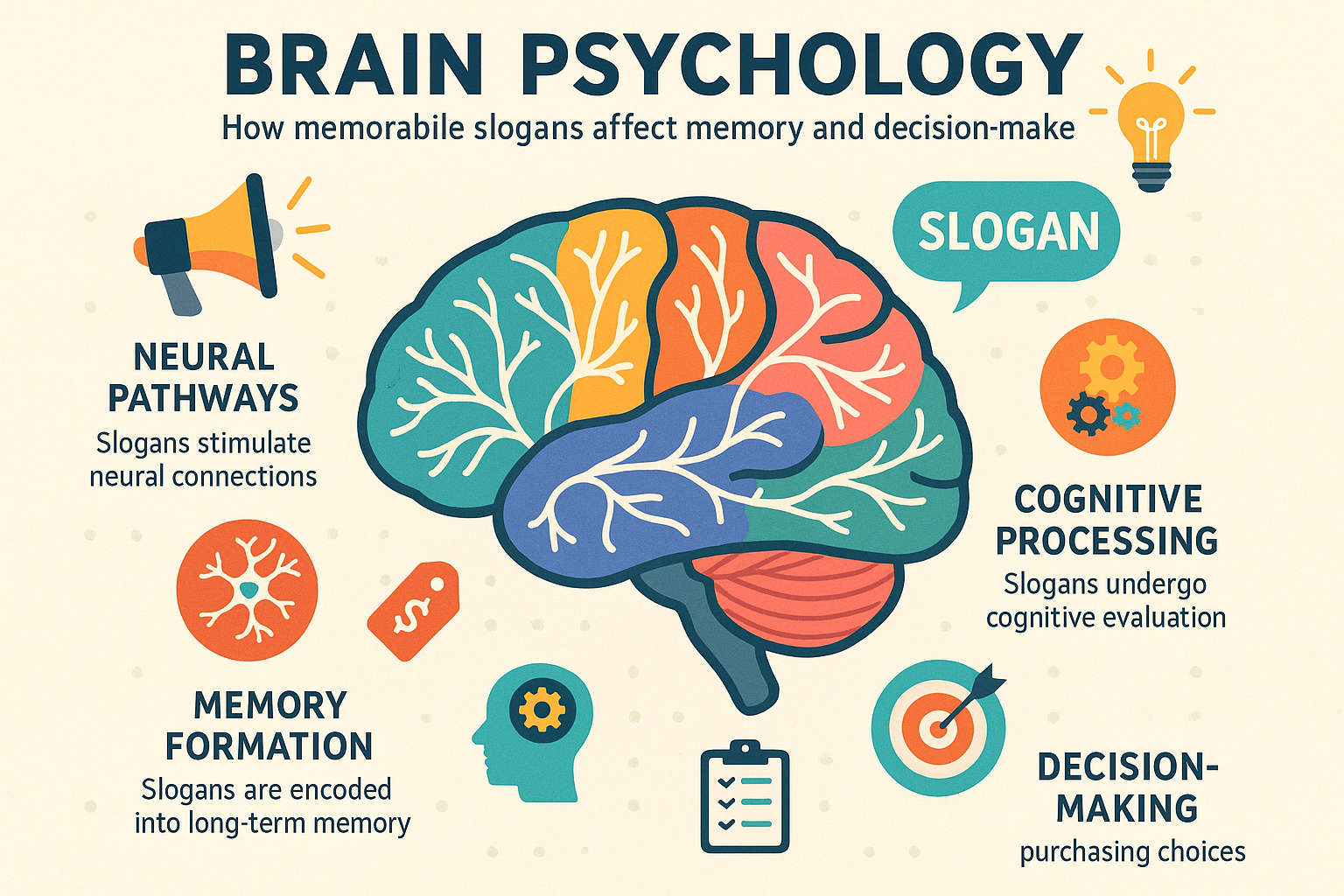 Brain Psychology and Slogan Memory Impact
