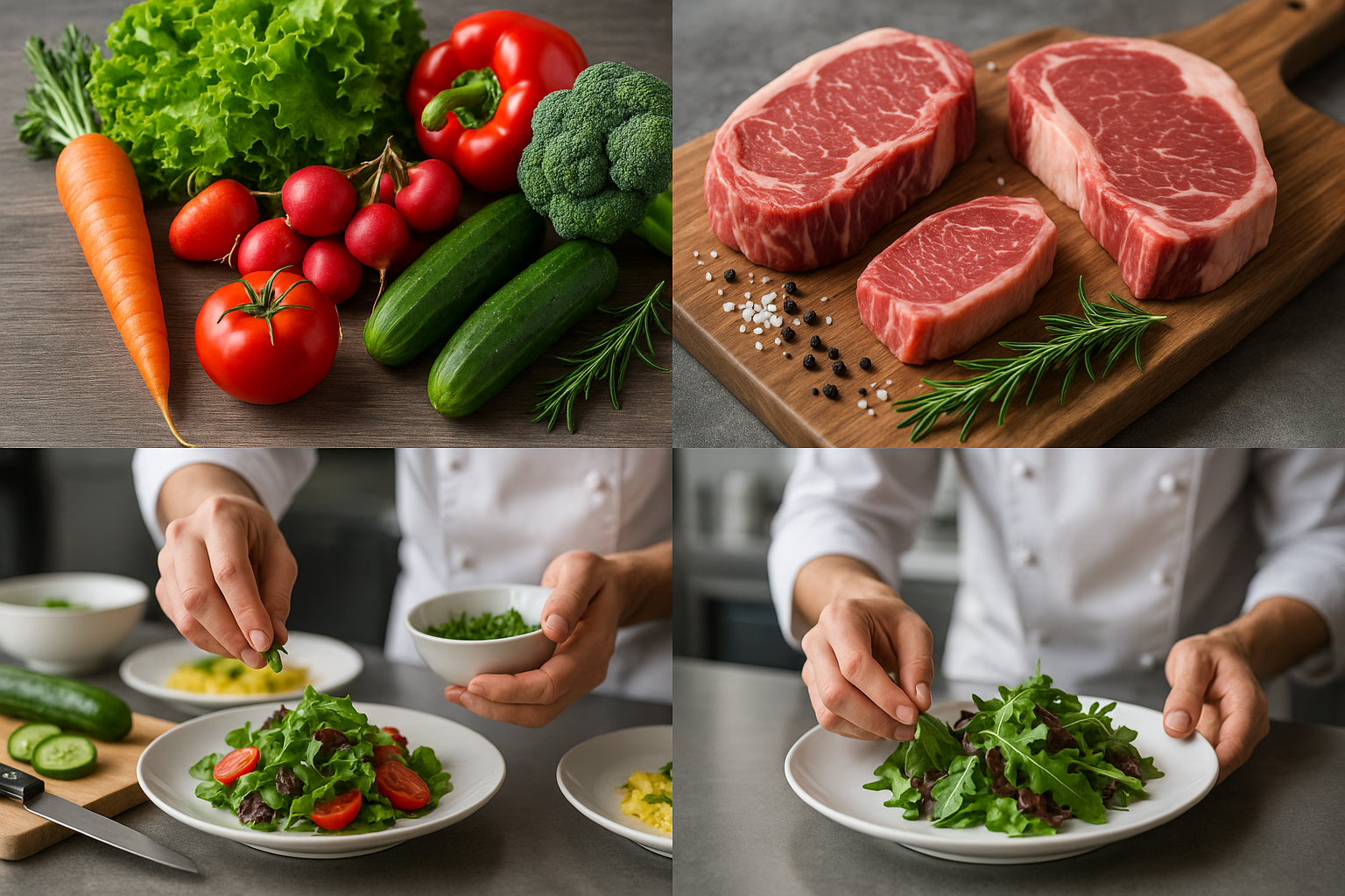 Fresh Ingredients and Quality Food Preparation