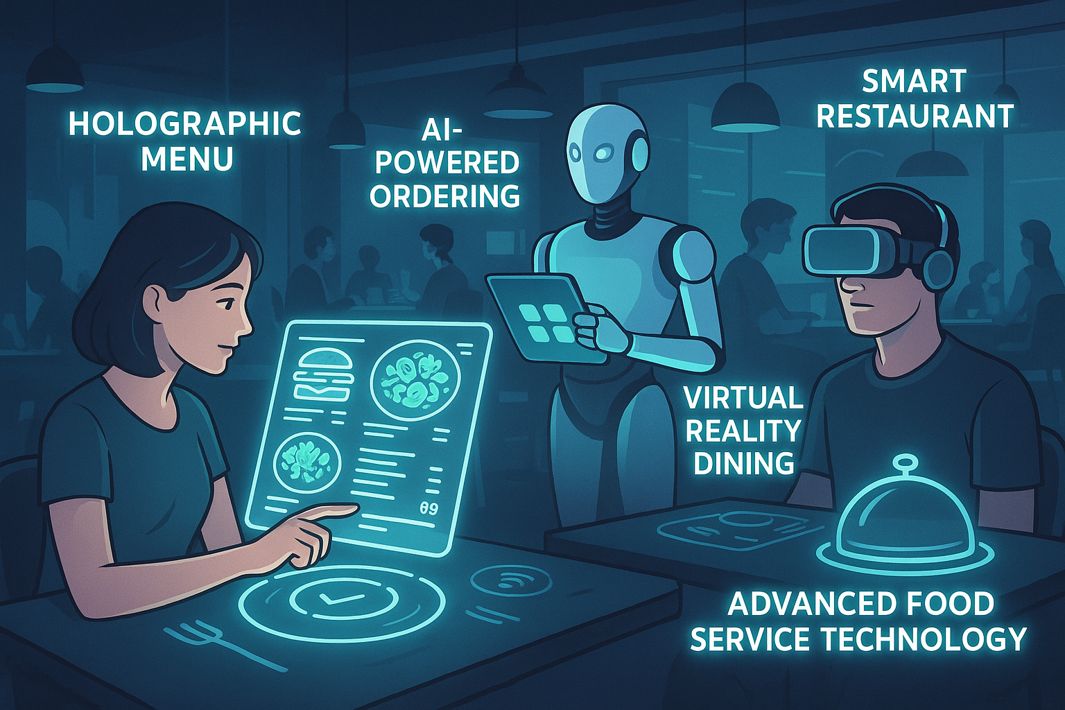 Futuristic Restaurant Marketing and Technology Integration