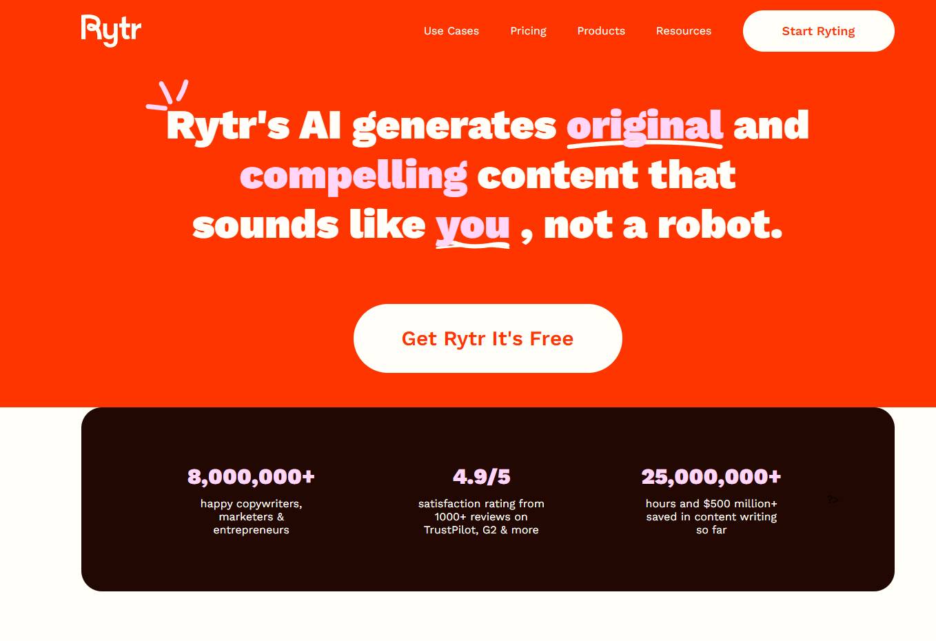 Rytr vs. Copy AI - Rytr - Copy.ai Alternative