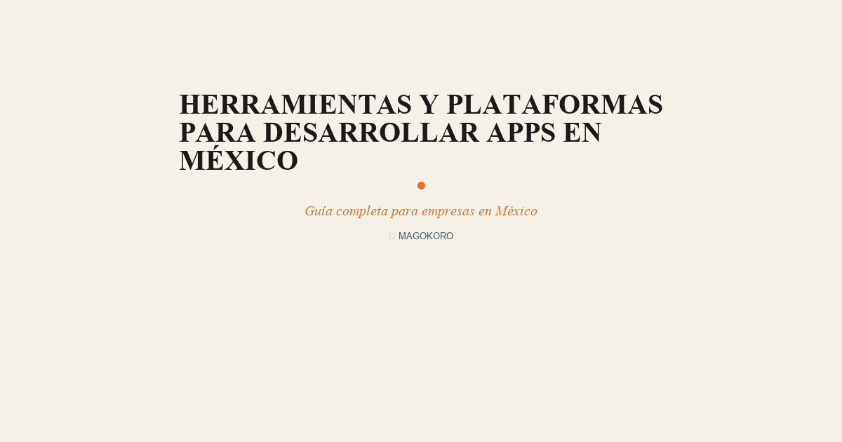 Desarrollo software México