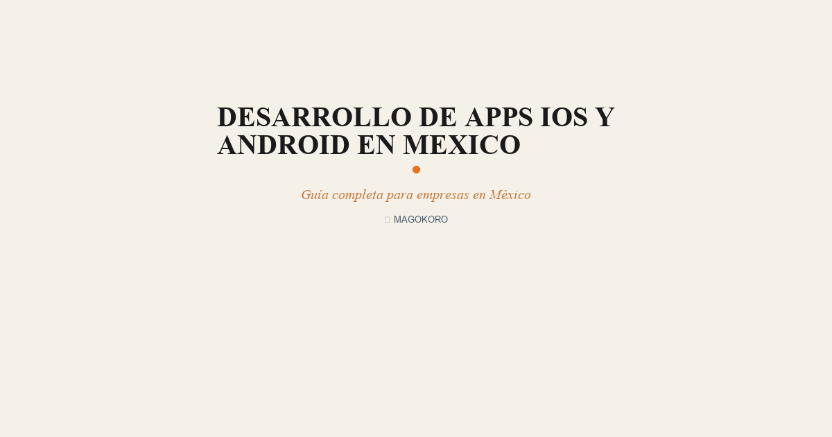 Desarrollo software México