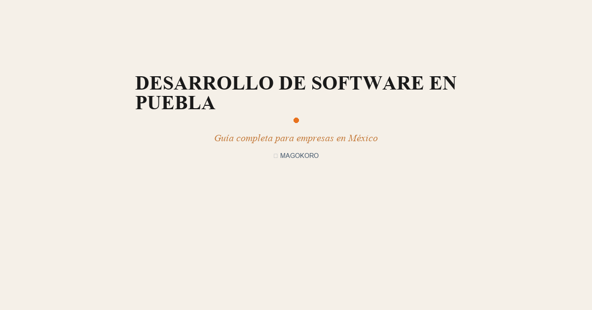 Desarrollo software México