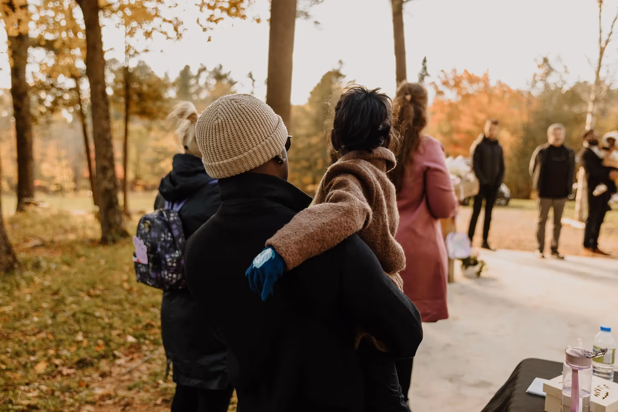 Photo of the funeral service