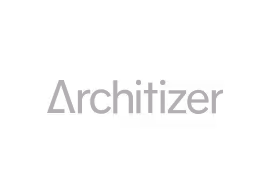 Architizer logo with stylized text.