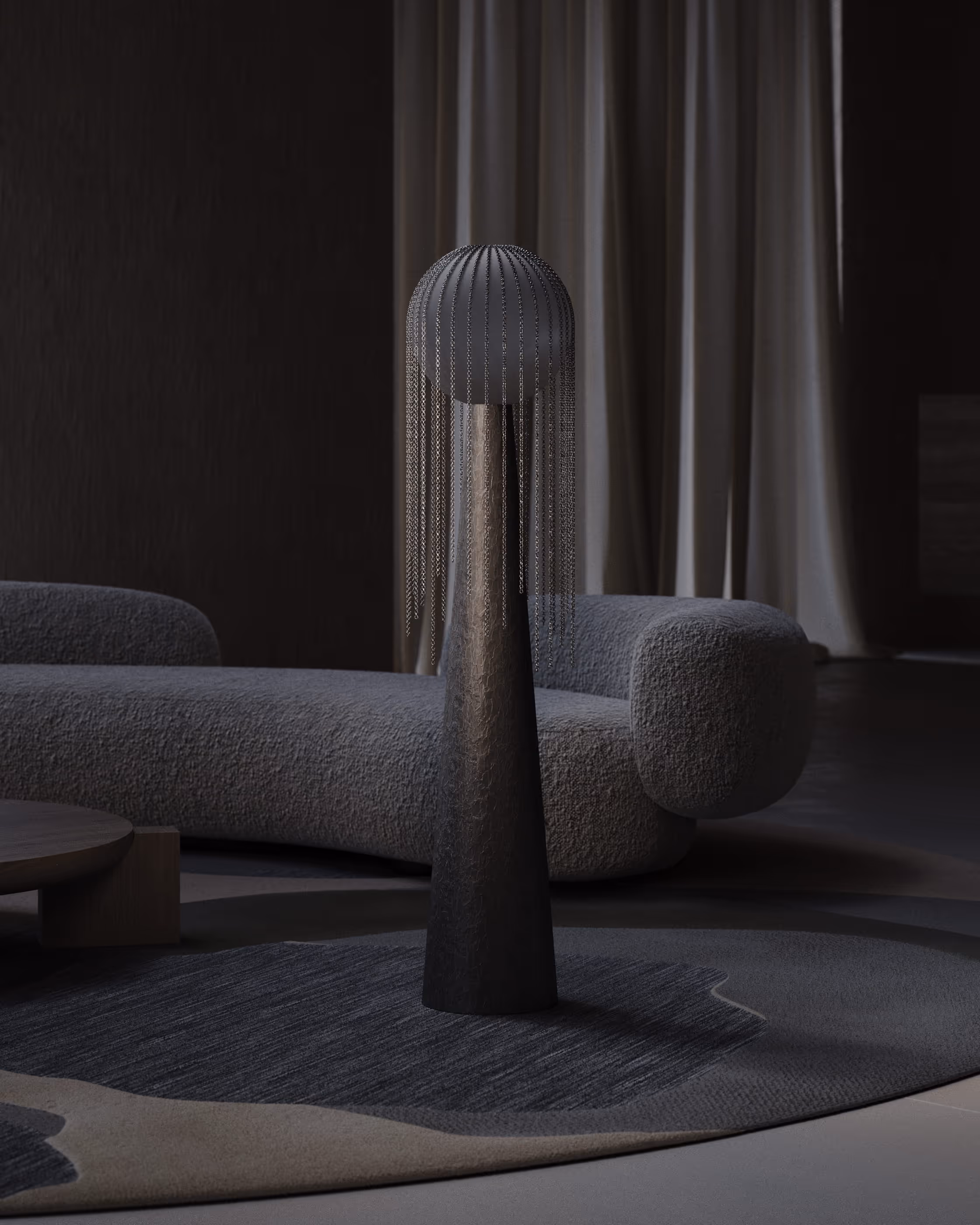 Living room lights off