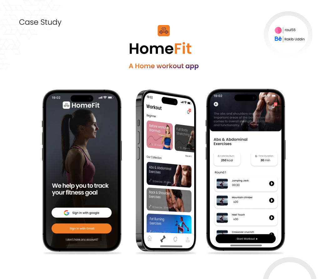 A mockup of a project