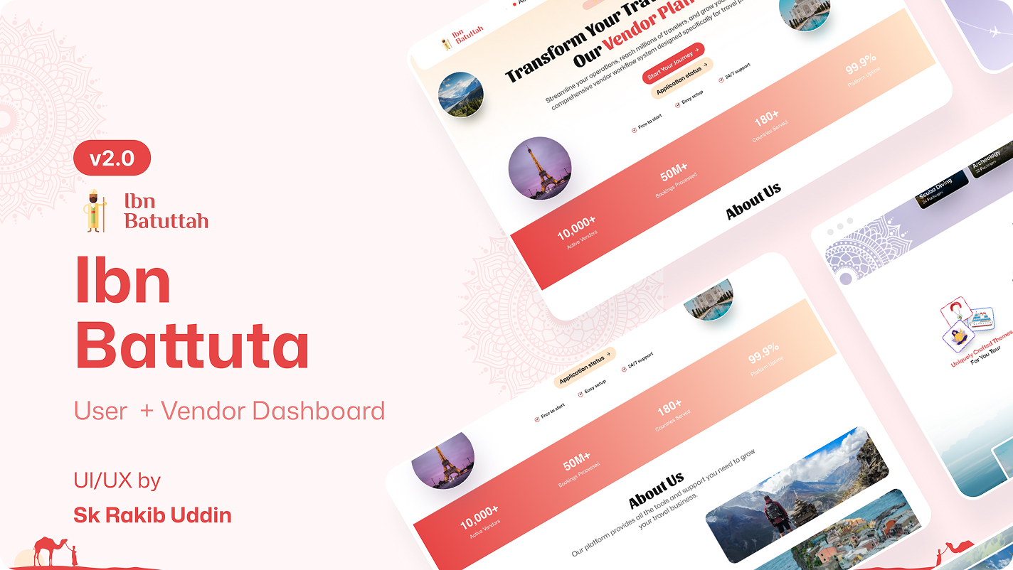 A mockup of a project