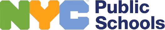 NYC Public Schools logo with colorful letters representing the school system