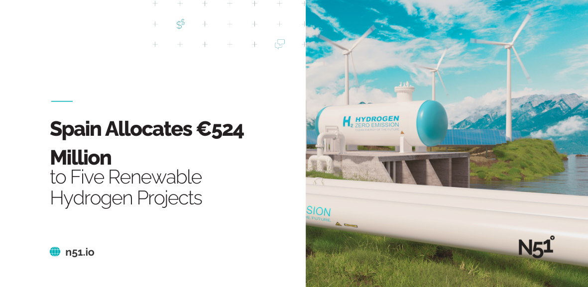Spain Allocates €524 Million to Five Renewable Hydrogen Projects