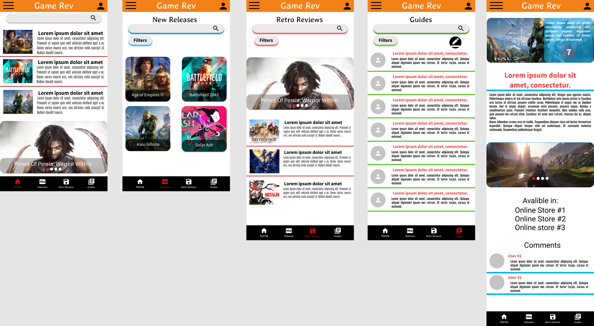 Primeros Proyectos realizados