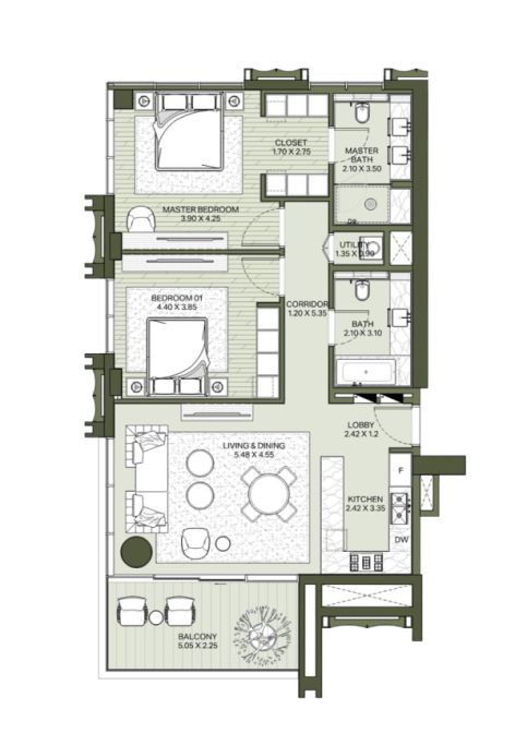 Plaza 2br