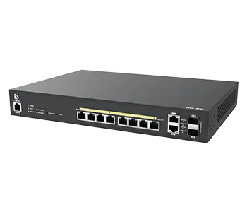 8-Port PoE+ L2 Managed Switch | HSP-IO-8GE2S-C1PA  