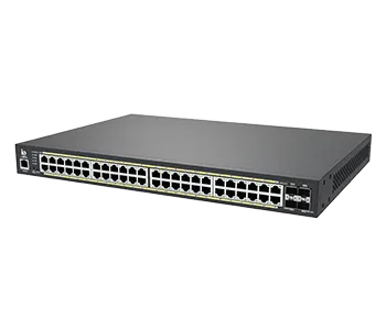 48-Port PoE+ L2 Managed Switch | HSP-IO-48GE4XS-C1PA  