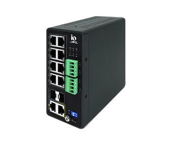 8-Port PoE+ L2 Industrial Switch | HSP-IO-8GE2S-I2PDH+