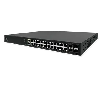24-Port PoE+ L3 Managed  Switch | HSP-IO-24GE4XS-C3PA+